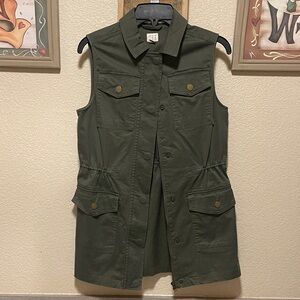 Olive Green Vest